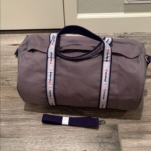 Birddogs grey/purple Duffel Bag brand new